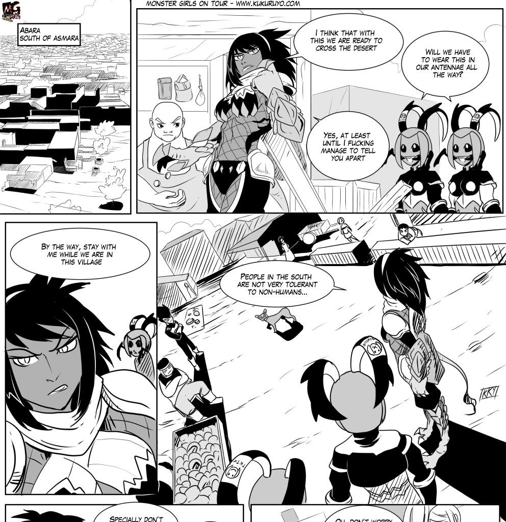 Monster girls on tour - Episode 63, Page 1: Page 063